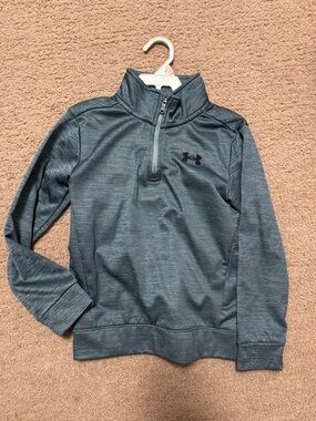 Under Armour Teal Heather Half-Zip Pullover